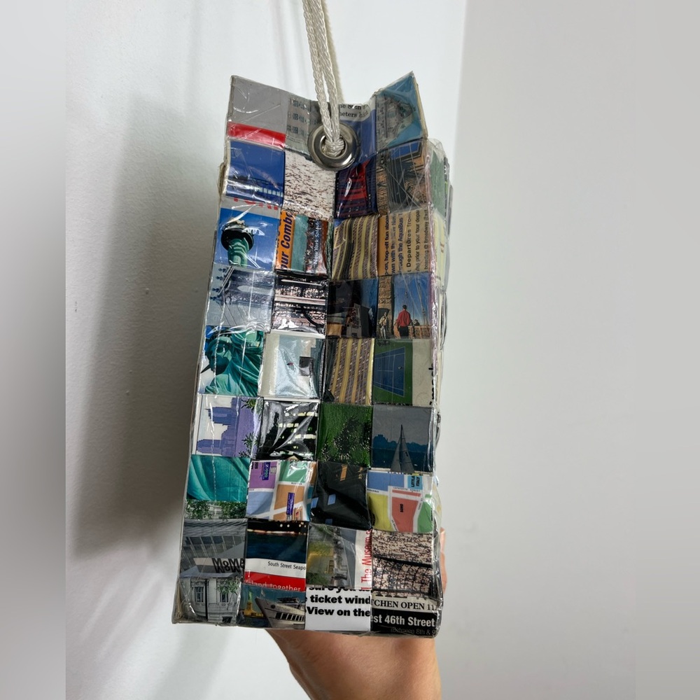 Vintage Handmade Upcycled  New York City Purse‎ - Picture 13 of 16